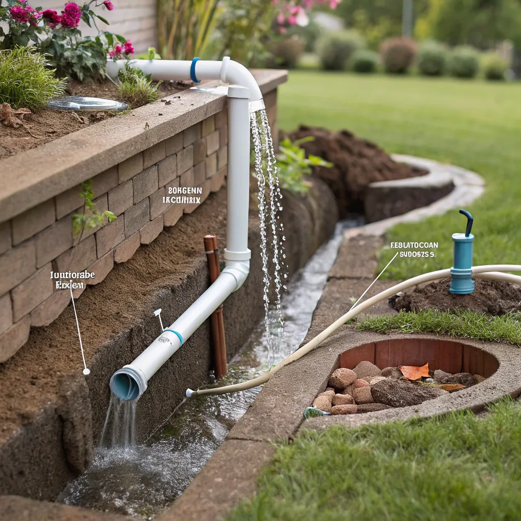 Garden Drainage System Installation