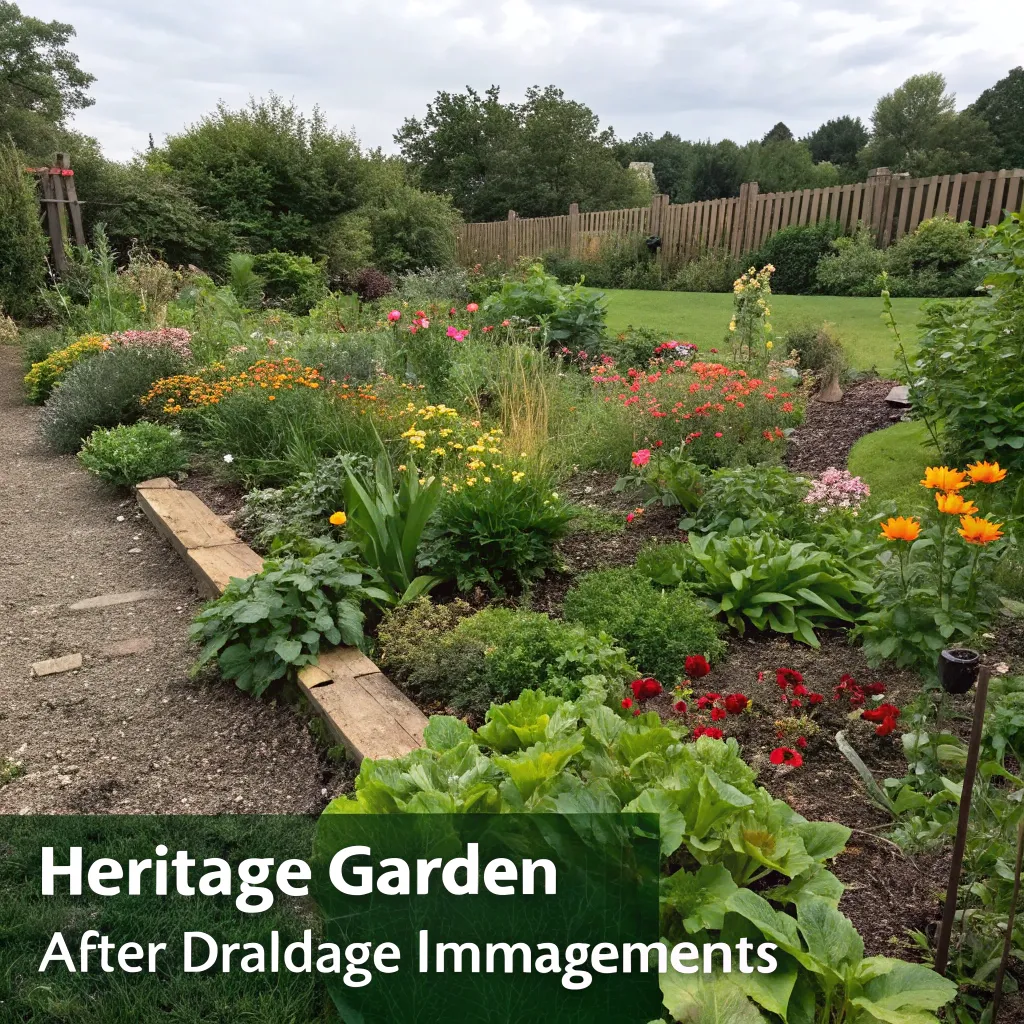 Heritage garden thriving after drainage improvement